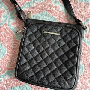 Steve Madden Quilted Black Crossbody Bag